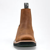 Botin Charro goma para Hombre marca Establo Café cod. 125101